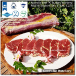 Beef Ribeye Scotch-Fillet Cube-Roll BUDGET frozen Australia AMG steak cuts thickness: 2.5 & 1cm (price/kg)